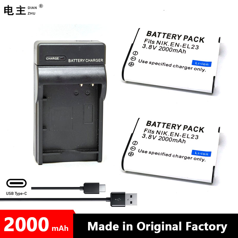 Nikon Camera D3500 - EN-EL23 ENEL23 EN EL23 Battery Charger