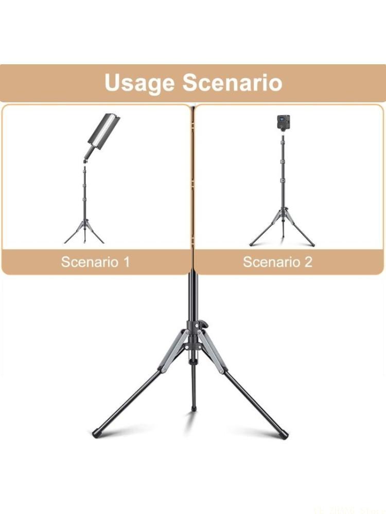 Photography And Videography Lighting - E56B Adjustable Aluminum Tripod for Scenic