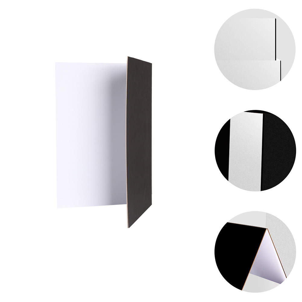 Photography Lighting Board - Black White Collapsible Reflector Board Photography