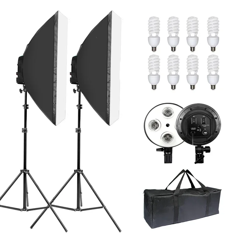 Photography Lighting Portrait - Photography Studio Lighting kit of E27