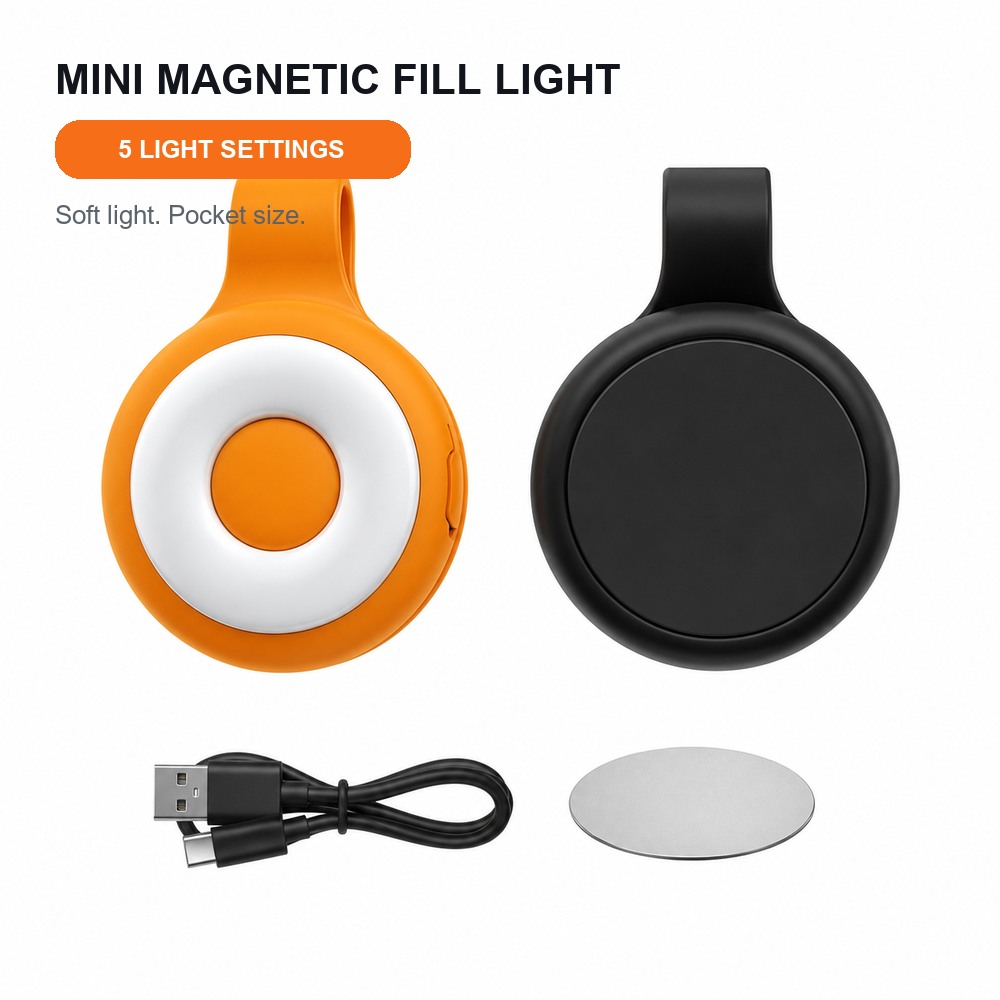 Photography Lighting For Food - Mini Magnetic Phone Fill Light 5