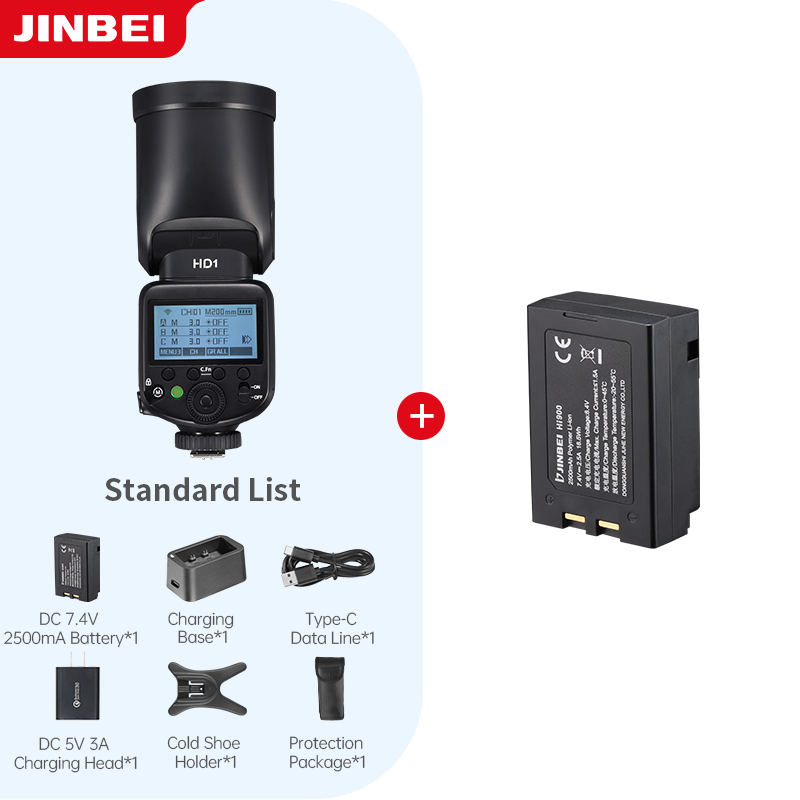 JINBEI HD-1Round-head HSS Spee - Photography Lighting recension och pris