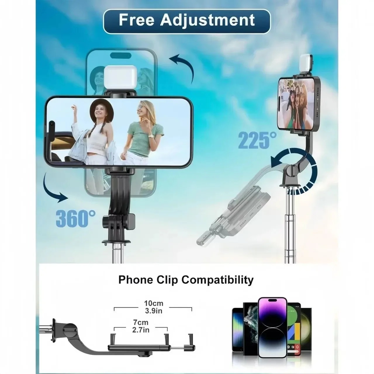 1.7M Portable Adjustable Fill  - Photography And Videography Lighting recension och pris