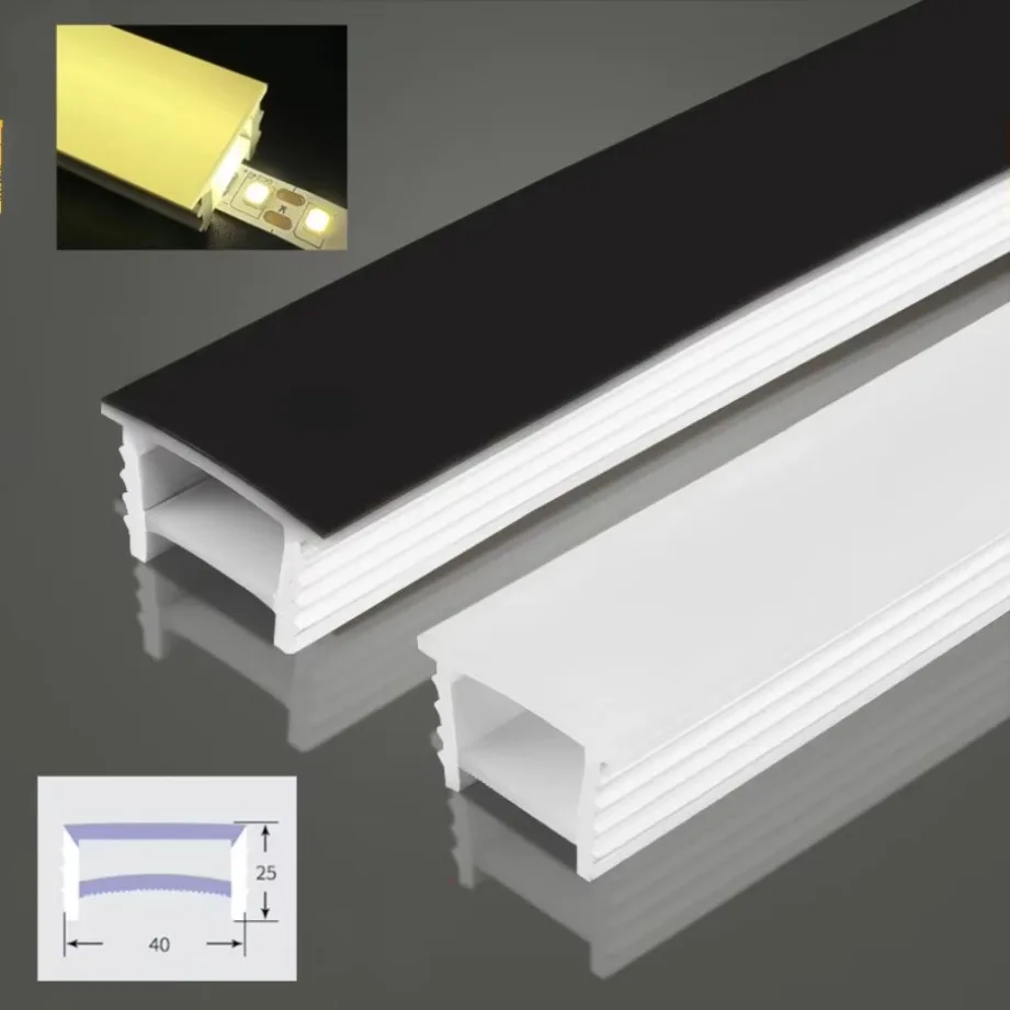 Recessed White Silicone Tube L - Diffusion Material Roll recension och pris