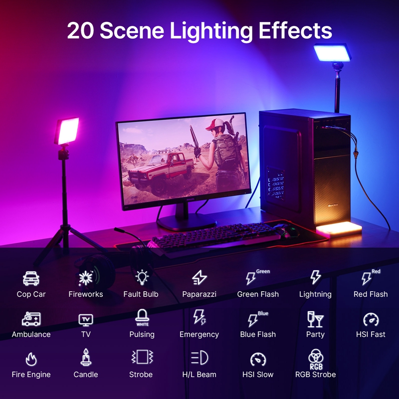 Ulanzi LT002 7 inch Pocket LED - Photography Lighting Board recension och pris