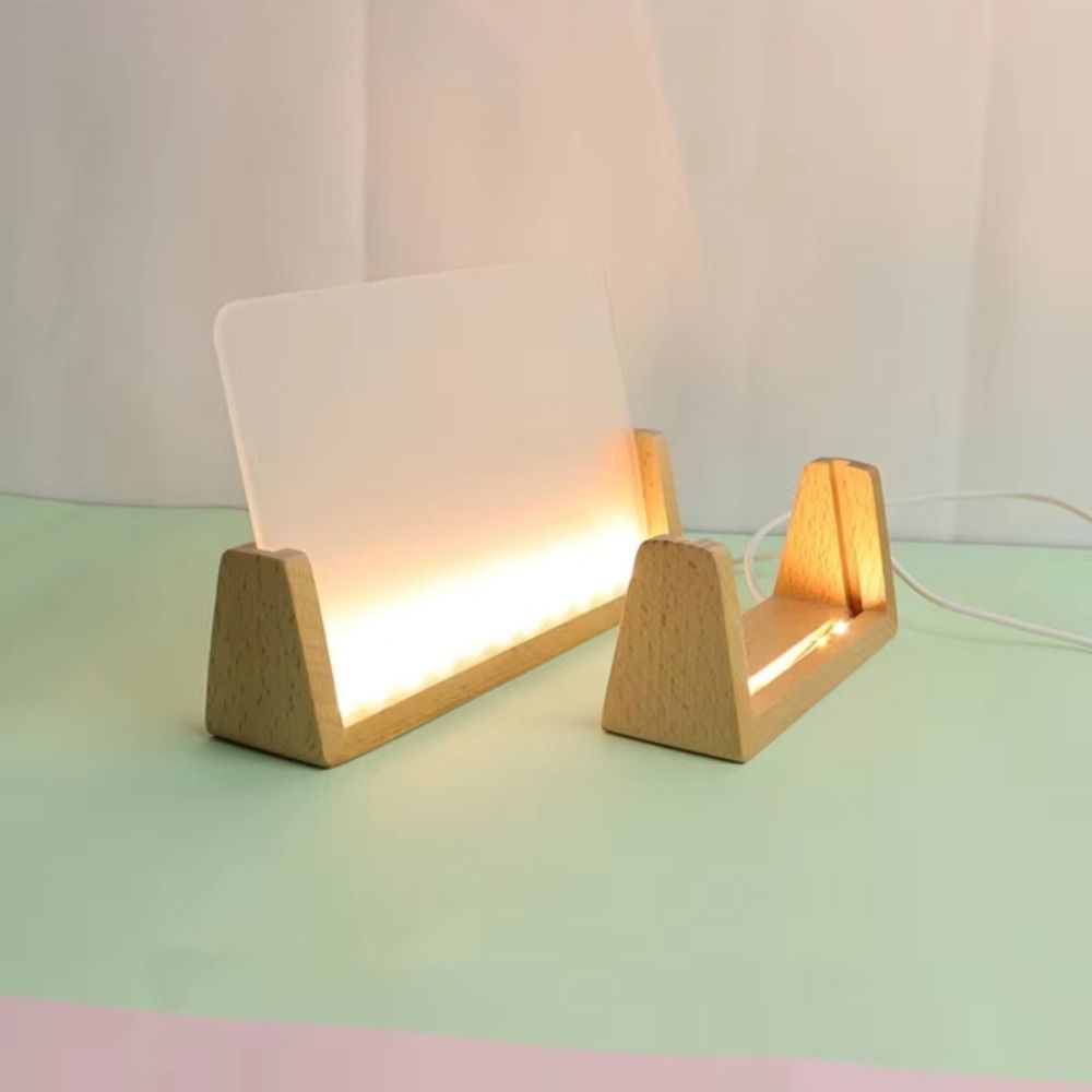 Warm Light Wooden Lighted Base - Photography Lighting Portrait recension och pris
