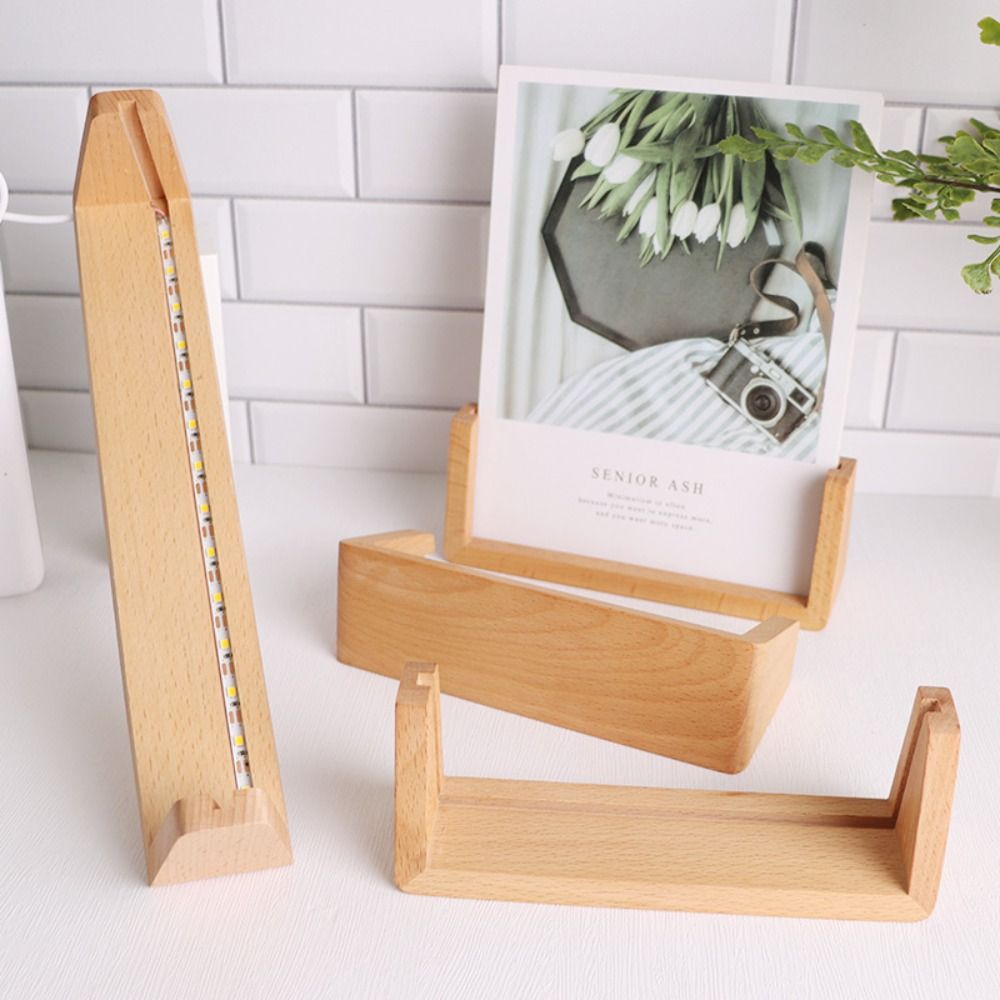 Warm Light Wooden Lighted Base - Photography Lighting Portrait recension och pris