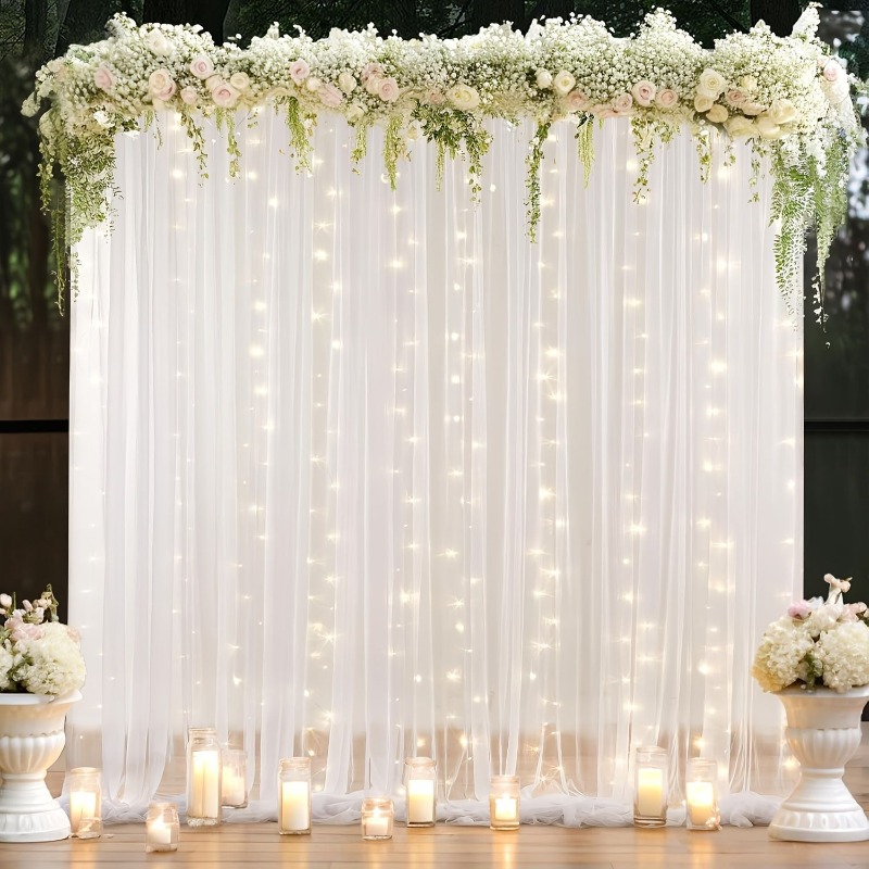 LED Tulle Backdrop Curtains, O - Photography Lighting Options recension och pris