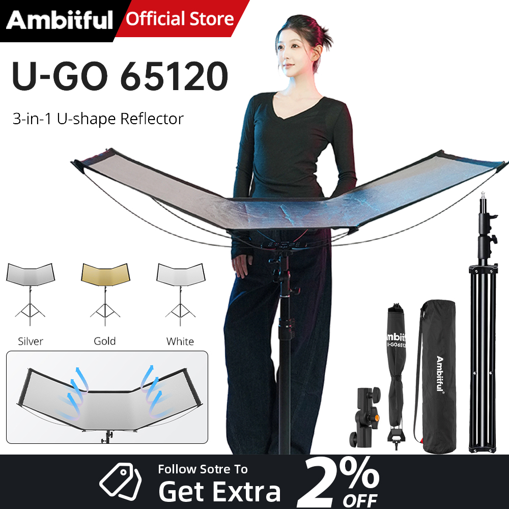 AMBITFUL 3in1 U-Type Light Dif - Photography Types Of Lighting recension och pris