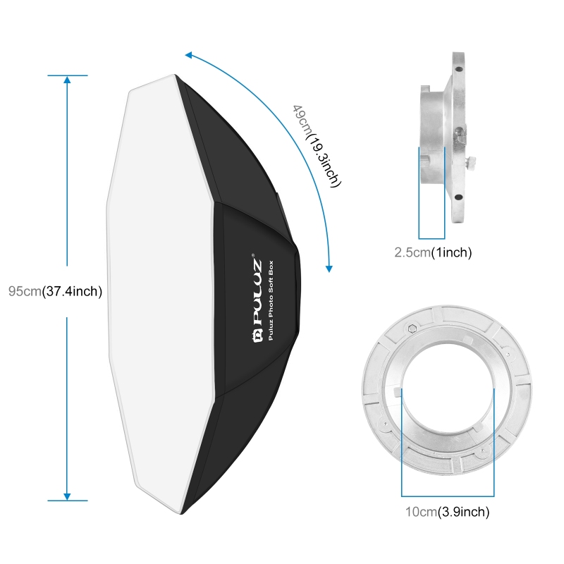 PULUZ 95cm Octagon Photography - Photography Lighting With Flash recension och pris