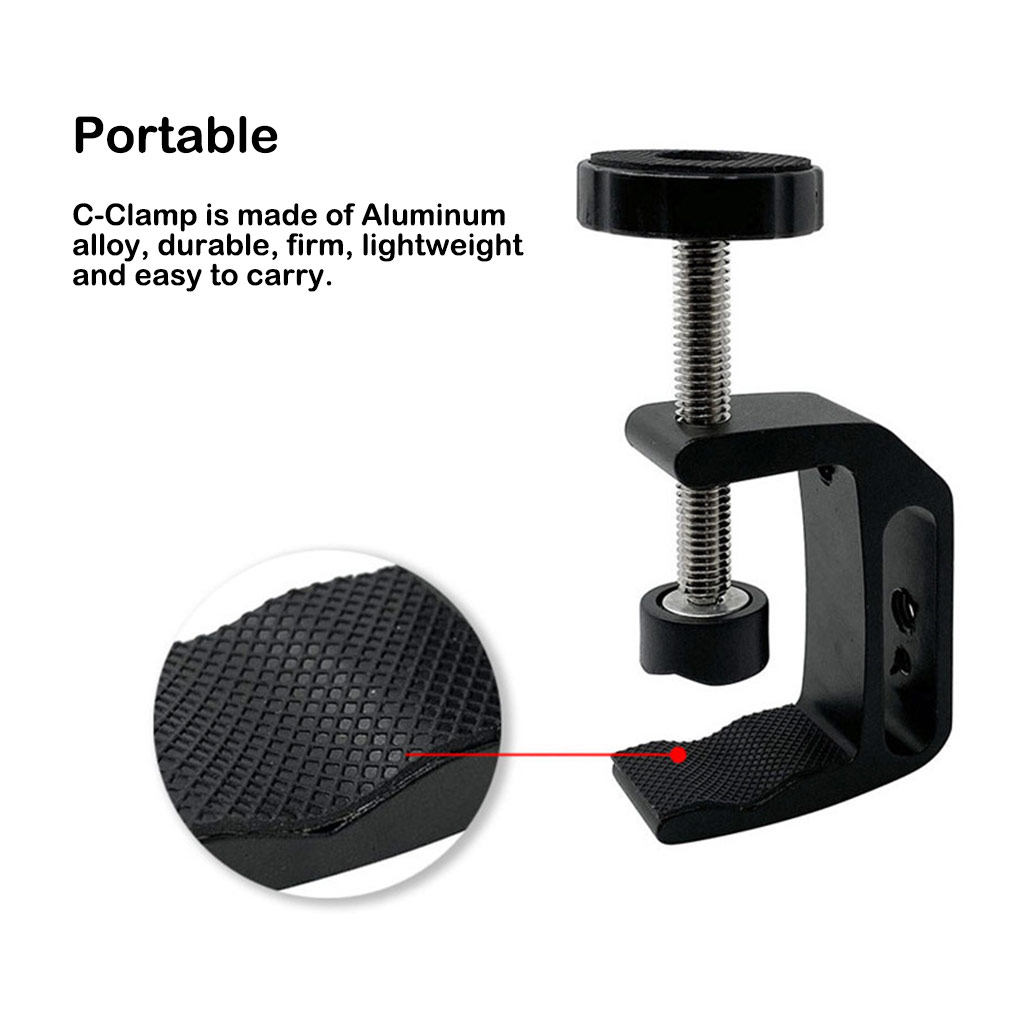 C- Shaped Clamp Aluminum Alloy - Photography Types Of Lighting recension och pris
