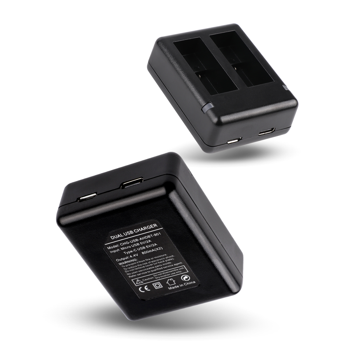 Go Pro 12 Dual Battery Charger - Gopro Action Camera Hero 12 Black recension och pris