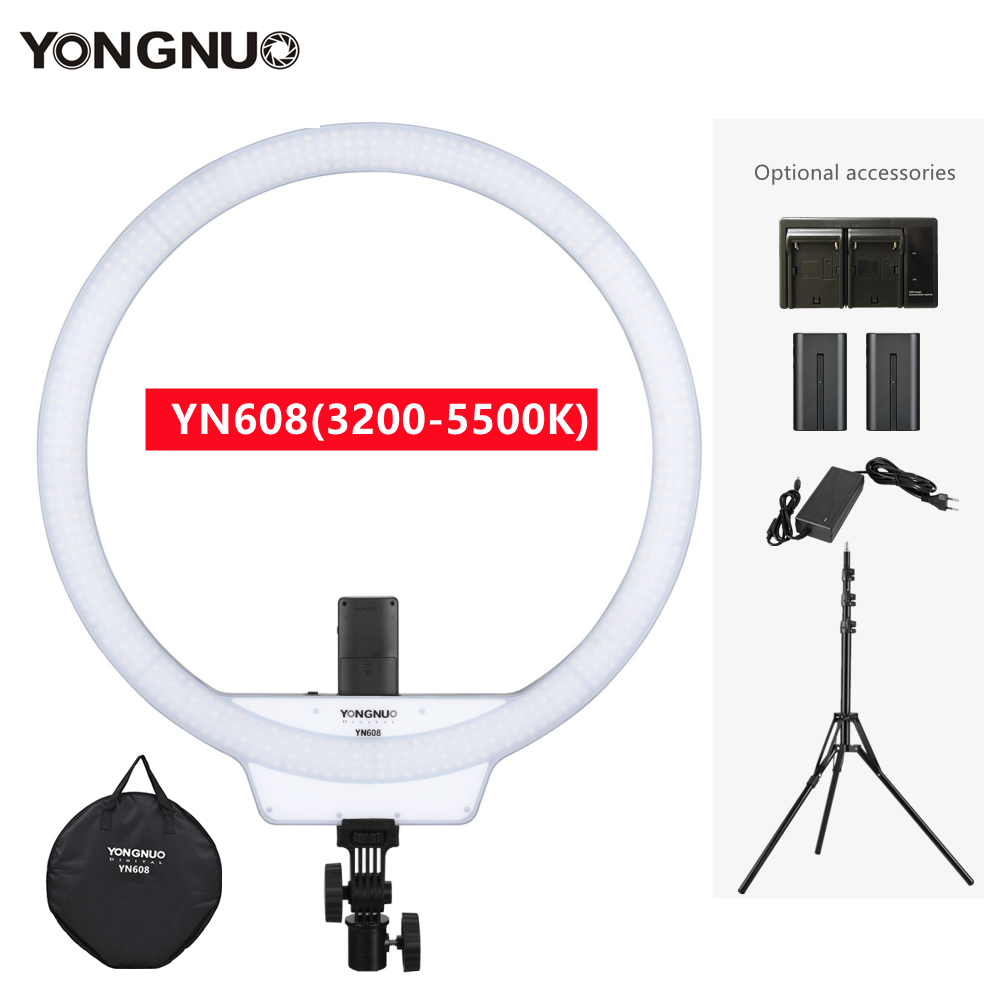 YONGNUO YN608 Studio Ring LED  - Photography Lighting Options recension och pris