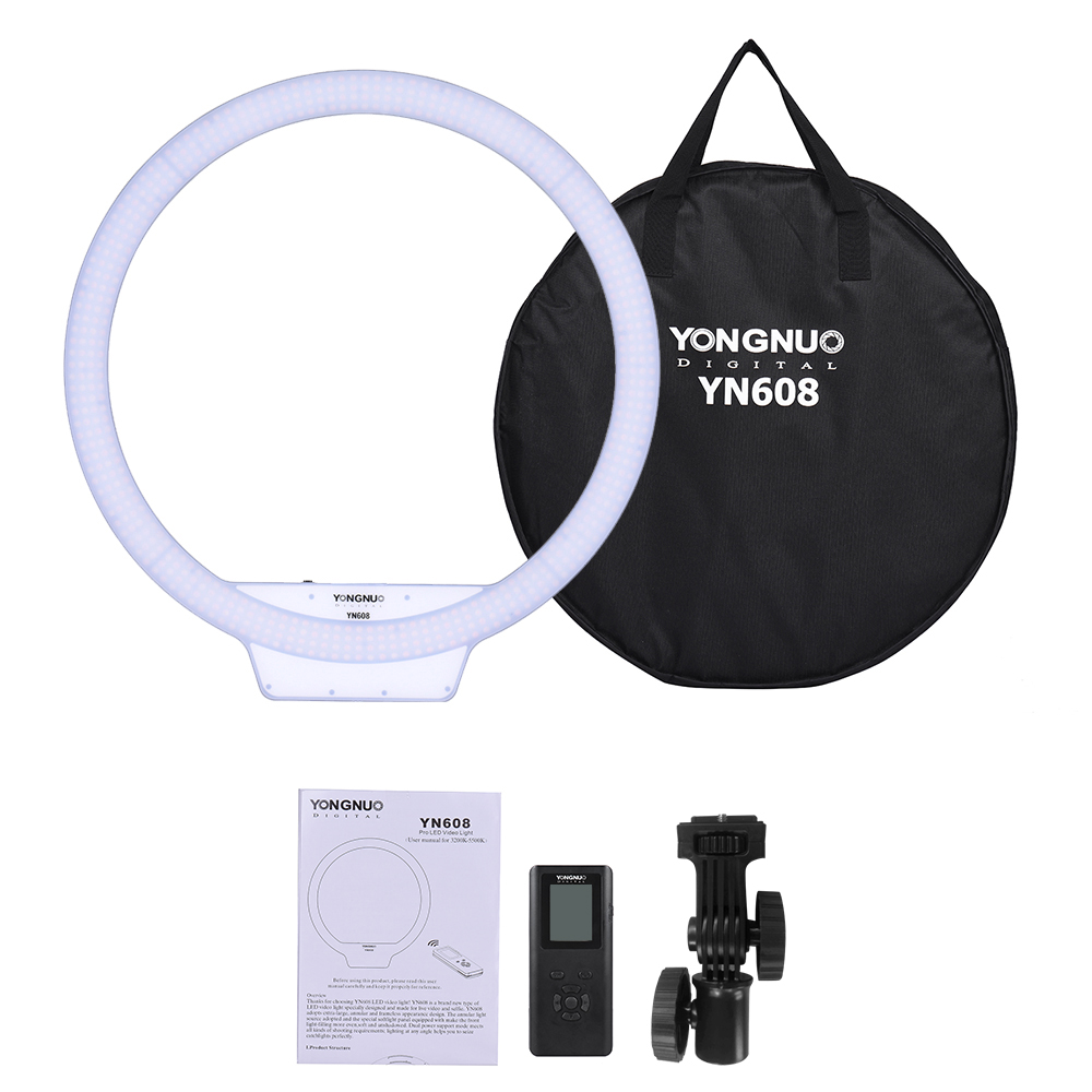 YONGNUO YN608 Studio Ring LED  - Photography Lighting Options recension och pris