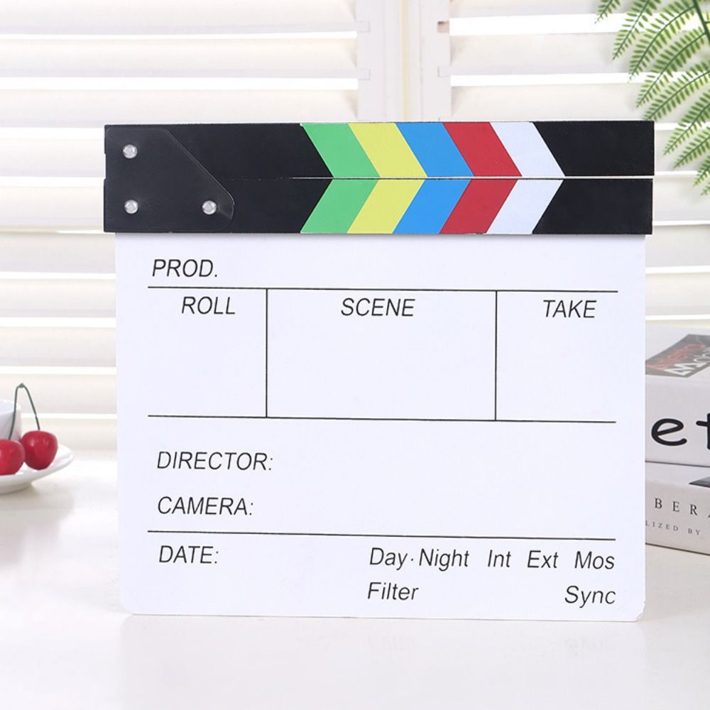 Acrylic Regisseur Scene Clappe - Photography Lighting Board recension och pris