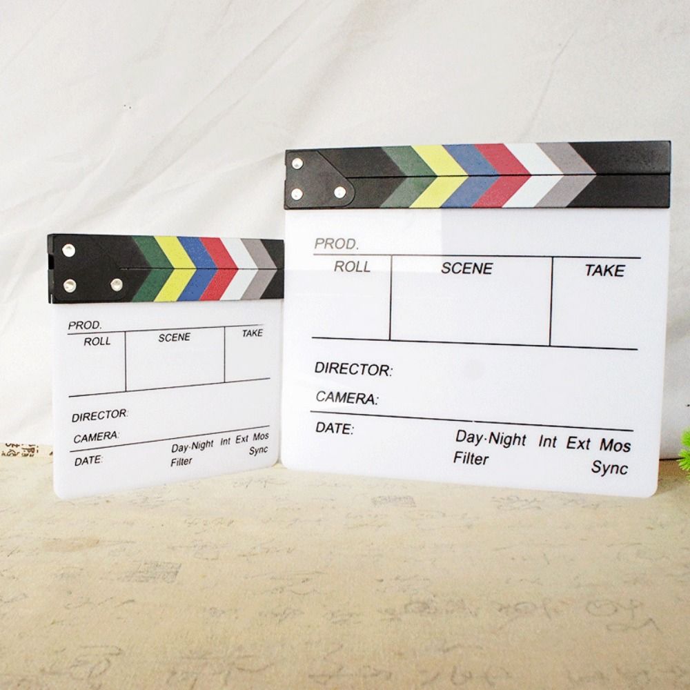 Acrylic Regisseur Scene Clappe - Photography Lighting Board recension och pris