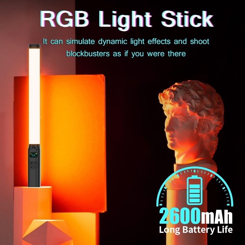 50CM RGB Stick Light Wand Ligh - Photography Types Of Lighting recension och pris