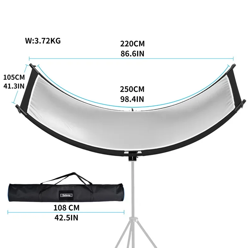 Selens 4-IN-1 U-typed 105x260c - Photography Types Of Lighting recension och pris