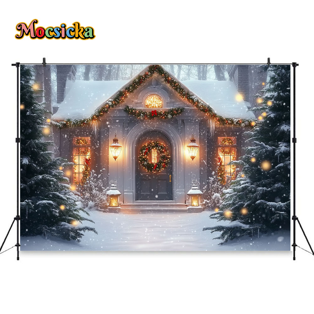 Mocsicka White Christmas Churc - Photography Lighting White Background recension och pris