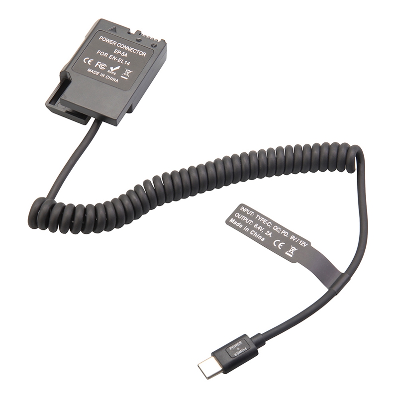 EL14 Dummy Coupler Battery Typ - Nikon Camera D3500 recension och pris
