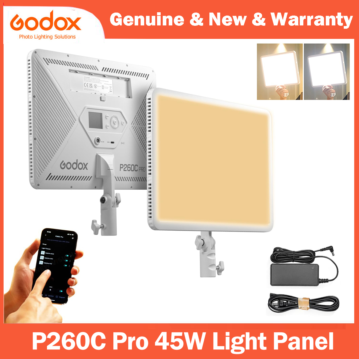 Godox P260C Pro LED Video Ligh - Photography Lighting Board recension och pris