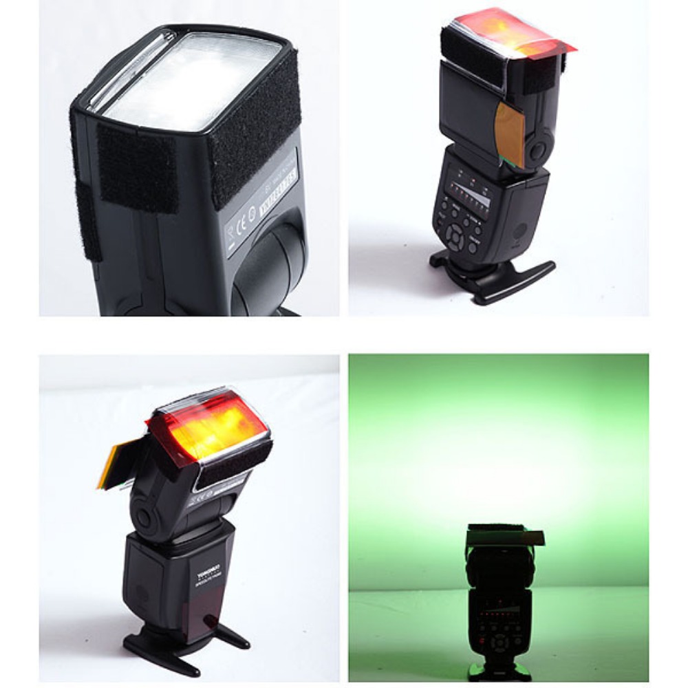 12 Colors Camera Flash Gels Li - Photography Lighting Portrait recension och pris