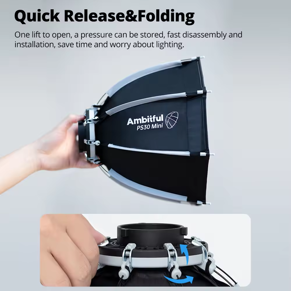 Ambitful PS22 PS30 Softbox Min - Photography And Videography Lighting recension och pris
