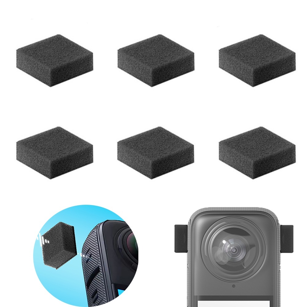 6Pcs Mic Windscreen For Insta3 - Insta360 Camera X4 recension och pris