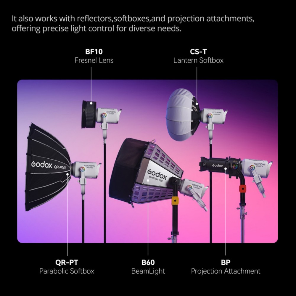 Godox LITEMONS LA600Bi LA600R  - Photography Lighting Portrait recension och pris