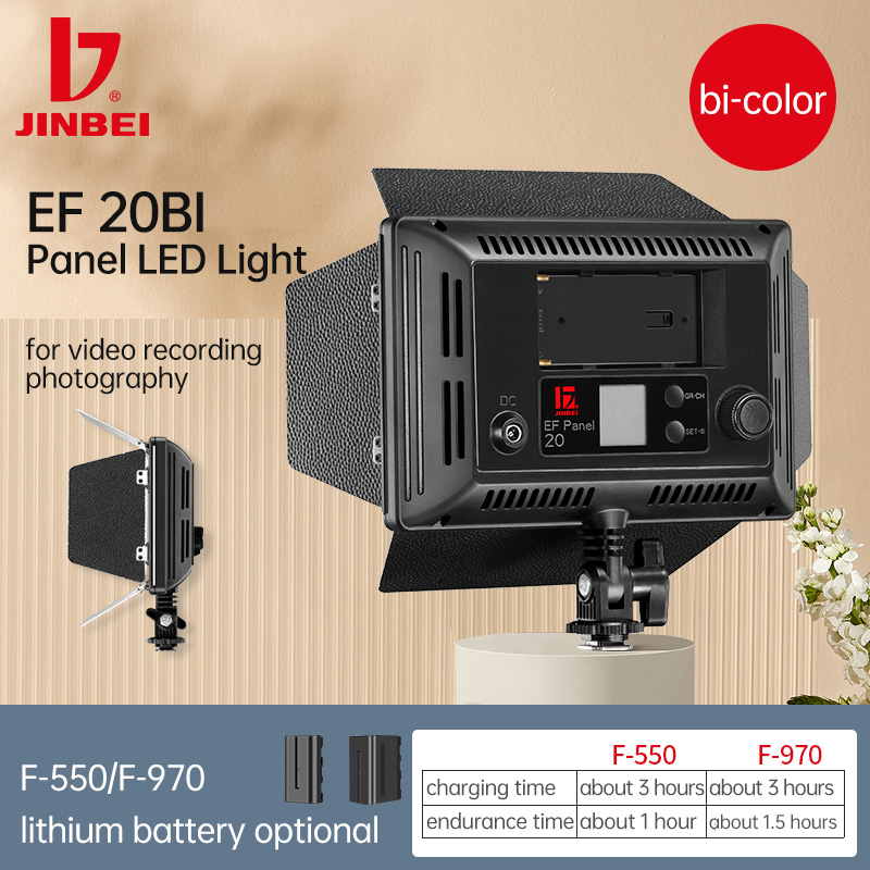 JINBEI EF20BI LED Video Light  - Photography Lighting Options recension och pris